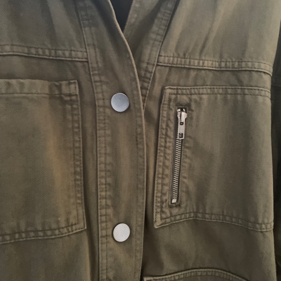 Topshop Khaki Shaket - L - Picture 4 of 13